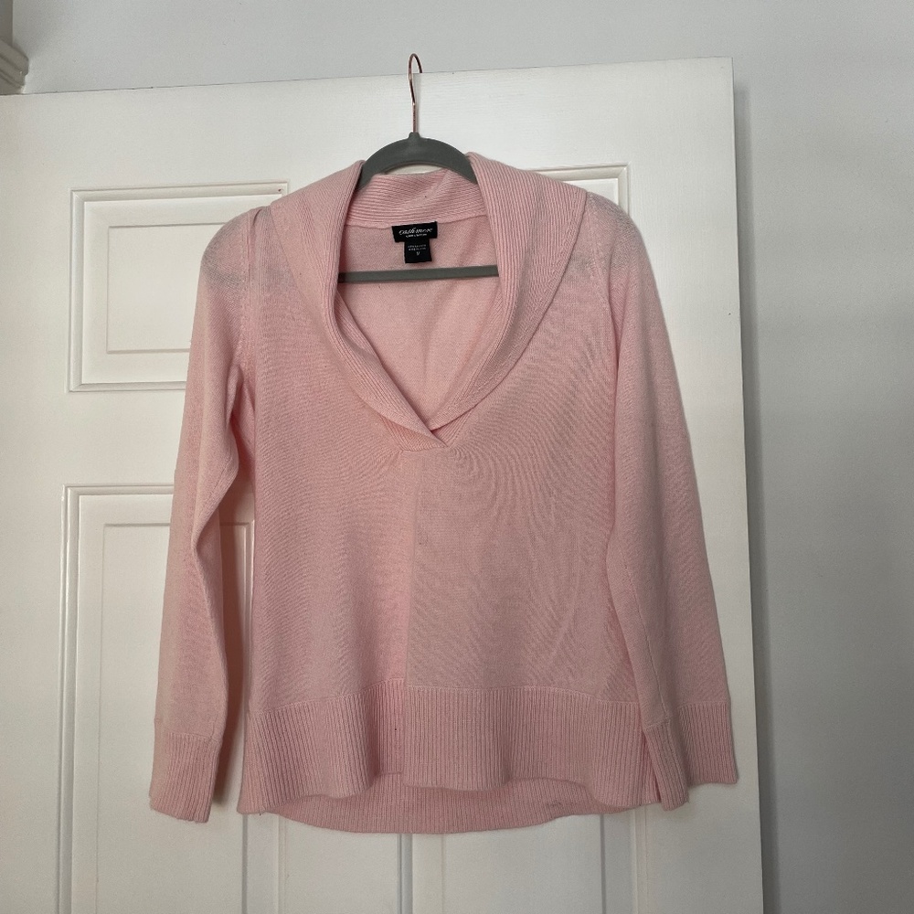 Light Pink Cashmere Sweater